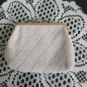 Vintage MCM Beaded Coin Purse